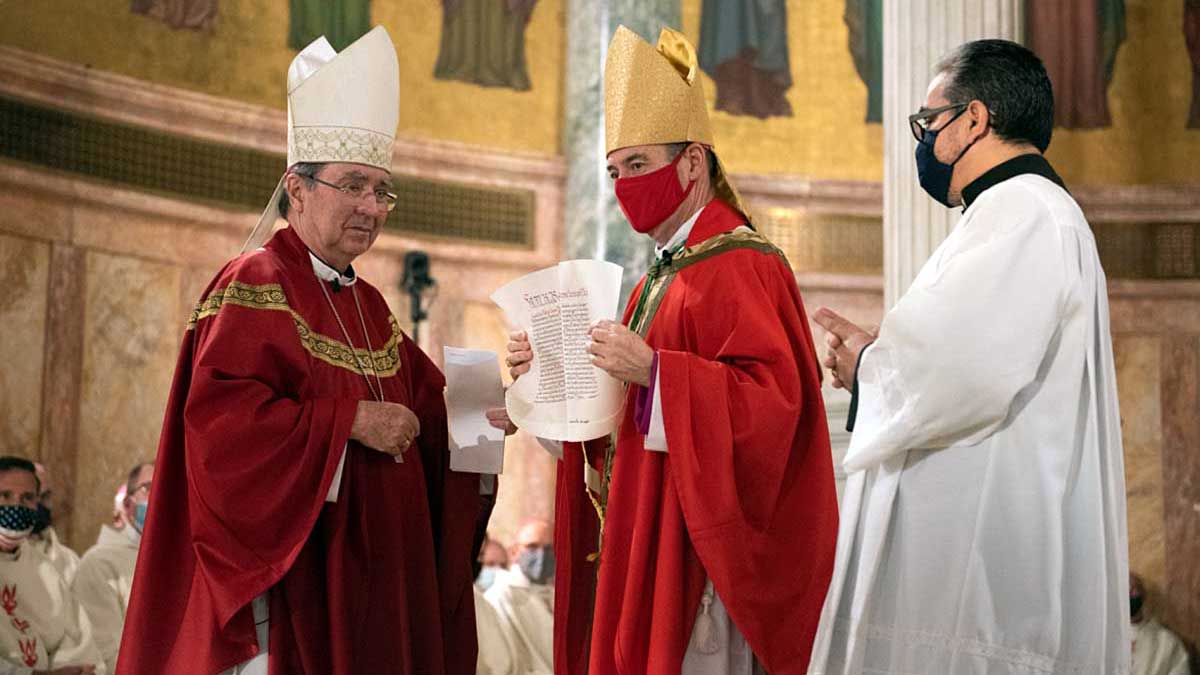 Bishop Robert J Brennan Installed As The Eighth Bishop Of The Diocese