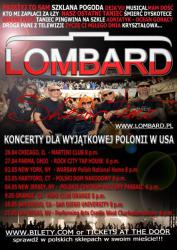 Zespół Lombard dla Polonii w USA - Trasa koncertowa 2014 od 26 kwietnia do 11 maja