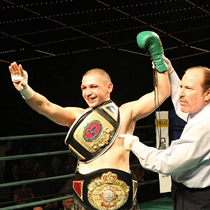 Sobota, 15 marca, 2008, Madison Square Garden, polski bokser, wówczas 26-letni Paweł Wolak nazywany „Wściekłym Bykiem”, znokautował pod koniec 2-giej rundy, Amerykanina, Dupre „Total Package” Stricklanda. Fot. Zosia Żeleska-Bobrowski