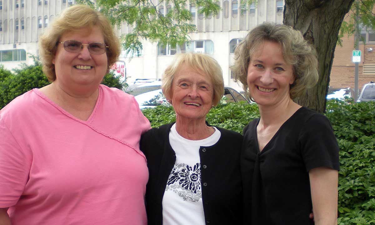 2014 Simply Slavic Baking Contest Winners (L-R) 2nd place Nancy Backur; 3rd place Joanne DuVall; and 1st place Tina Kivach-Olexo, who won for her cheese strudel