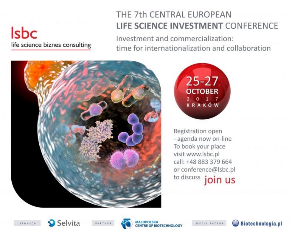 VII Konferencja Central European Life Science Investment w Krakowie