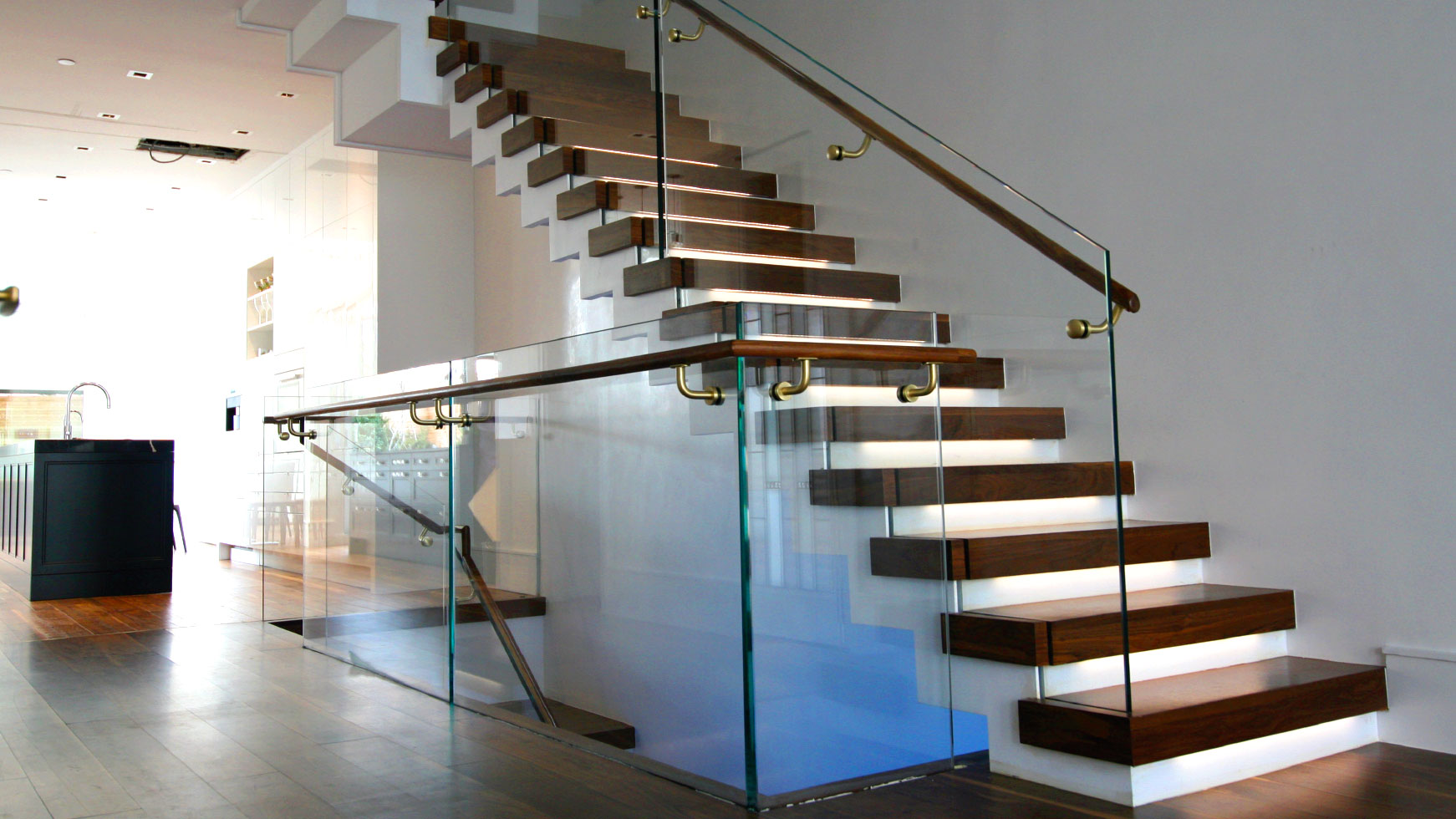 Architectural Atlantic Stairs - Design Interiors in the Tri-State Area