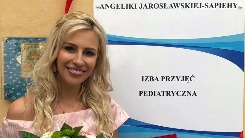 Księżna Angelika Jarosławska-Sapieha objęła honorowym patronatem dziecięcy oddział szpitala na Śląsku