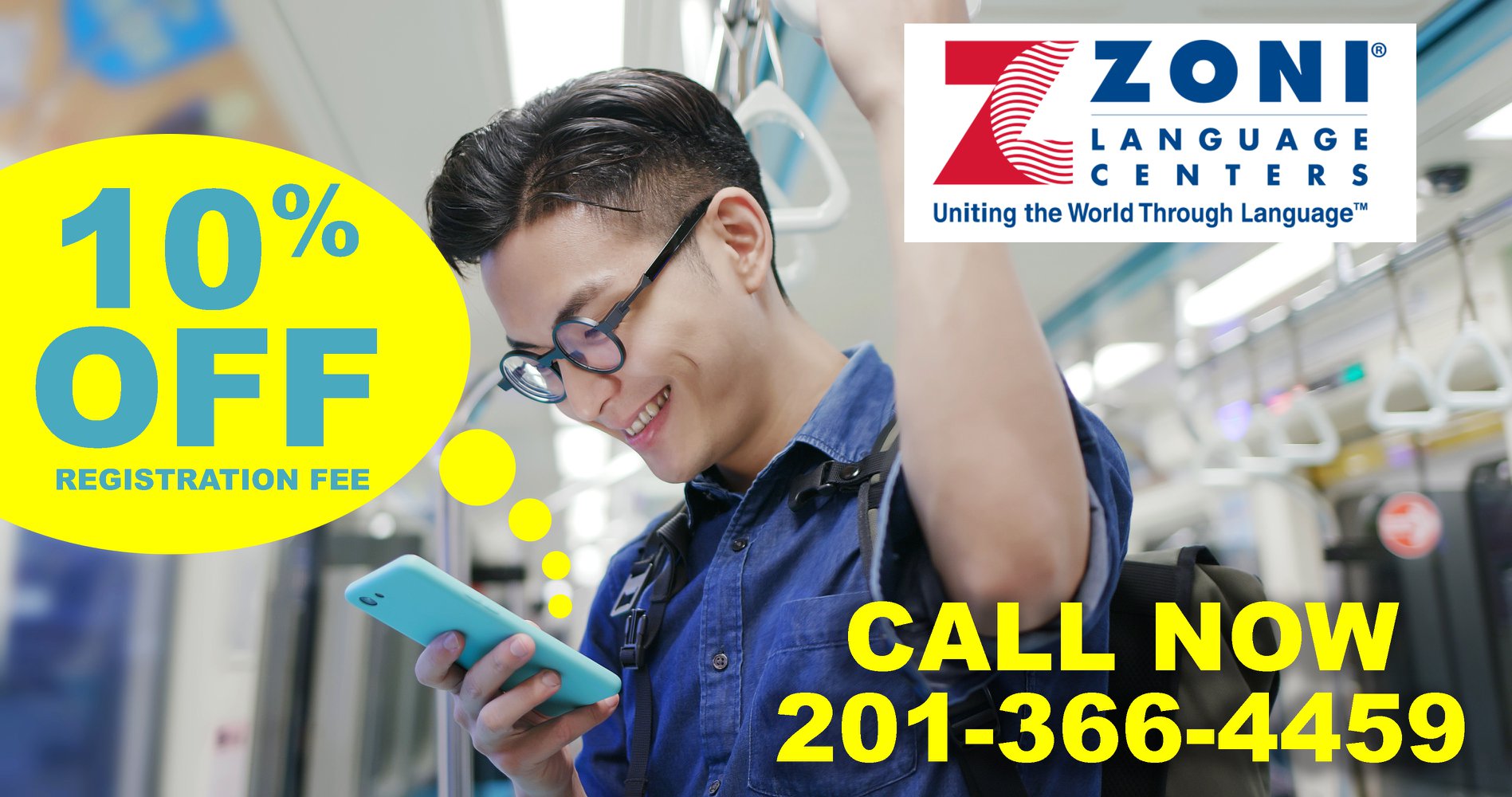 Learn English in NJ at Zoni Language Centers and Get 10 off