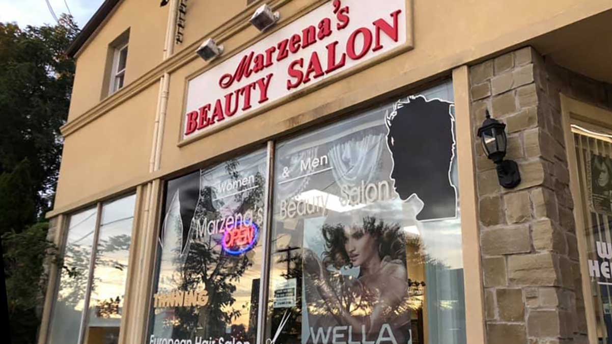 Polski zakład fryzjerski na LI w Nowym Jorku. Marzena's Beauty Salon 