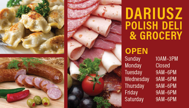 Wysyłka paczek do Polski i zakupy w Toms River, NJ. Polski sklep Dariusz Deli zaprasza 