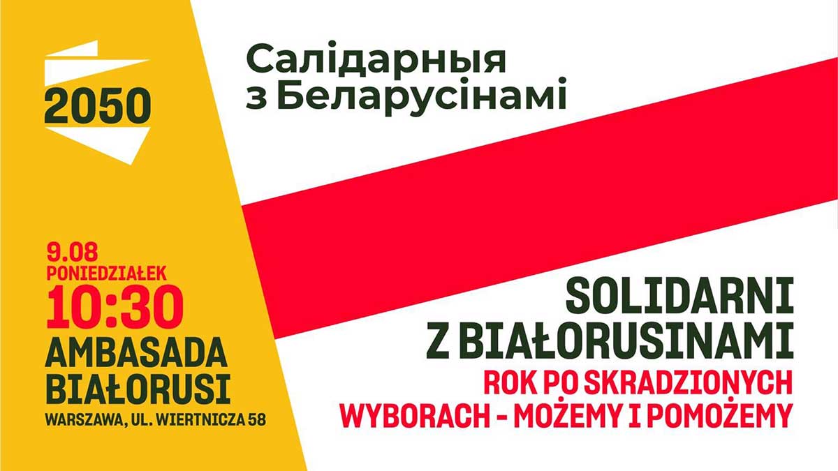 "Rok po skradzionych wyborach - Możemy i pomożemy" - wydarzenie Ruchu Polska 2050