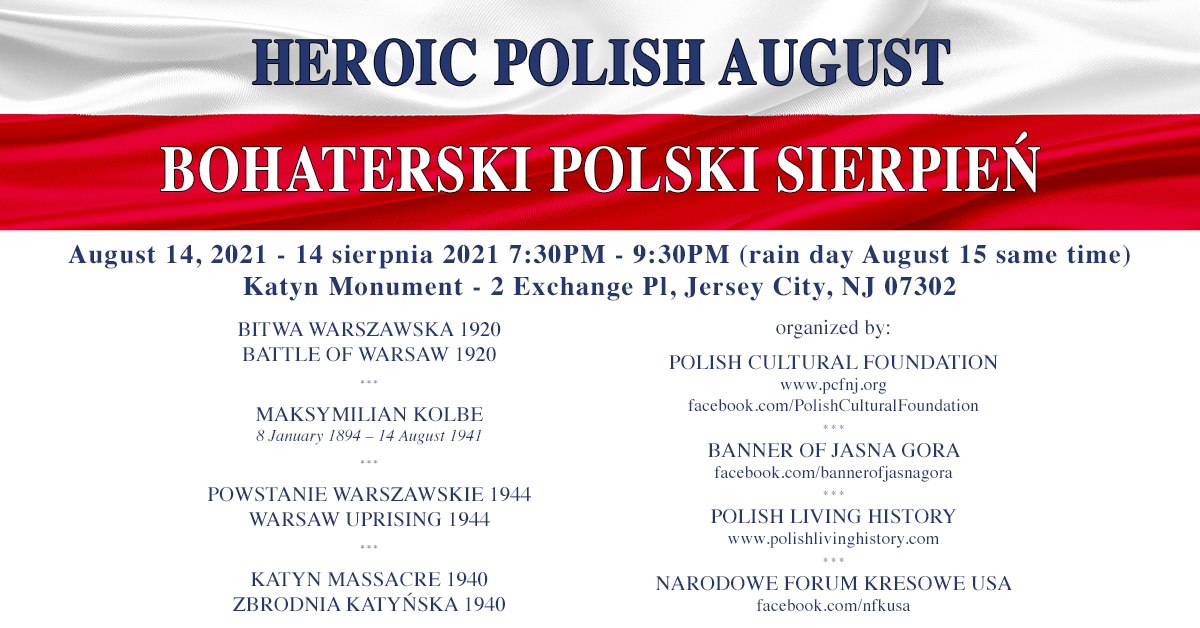 Bohaterski Polski Sierpień w Jersey City, NJ 