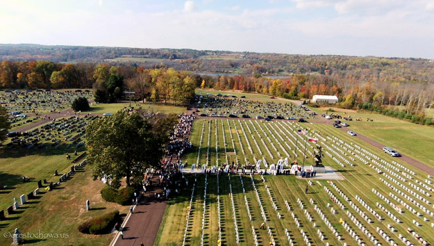  „Pamiętaj o Weteranach” na cmentarzu wojskowym w Amerykańskiej Częstochowie
