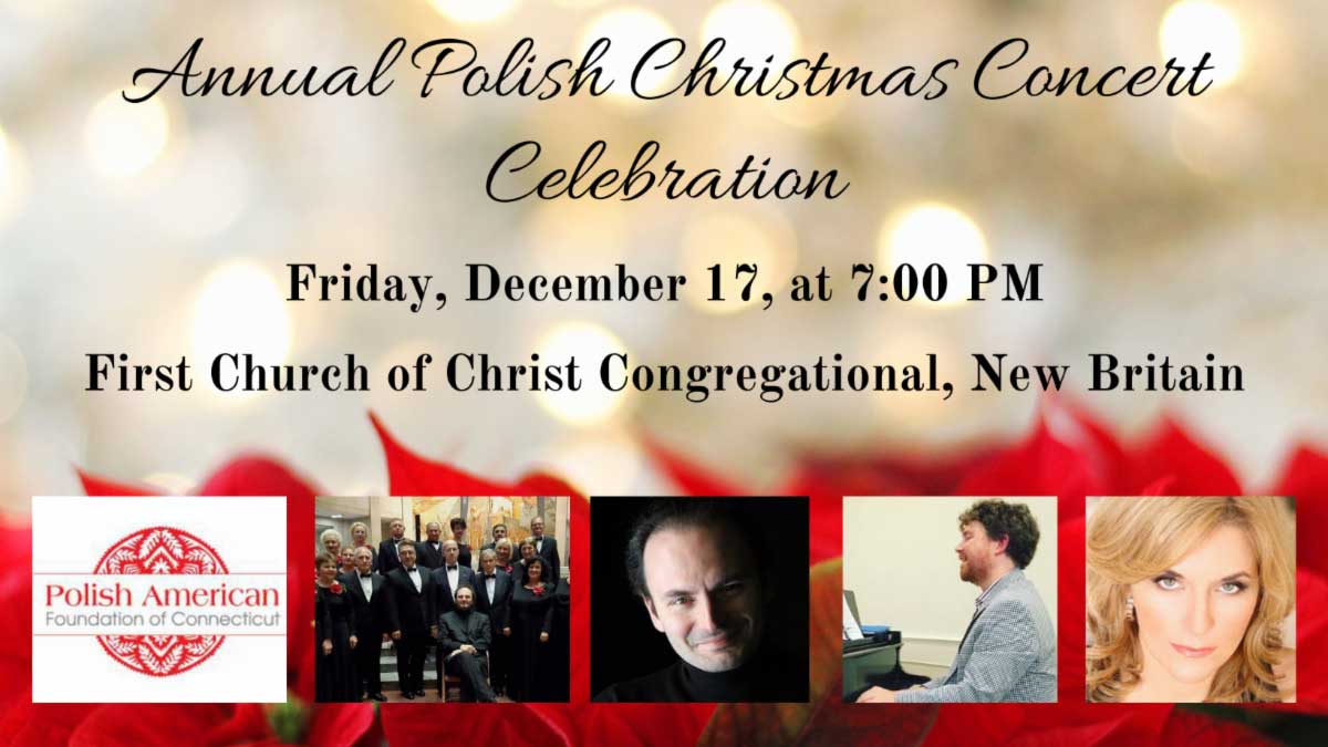 Annual Polish Christmas Concert Celebration at First Church of Christ Congregational in New Britain, CT