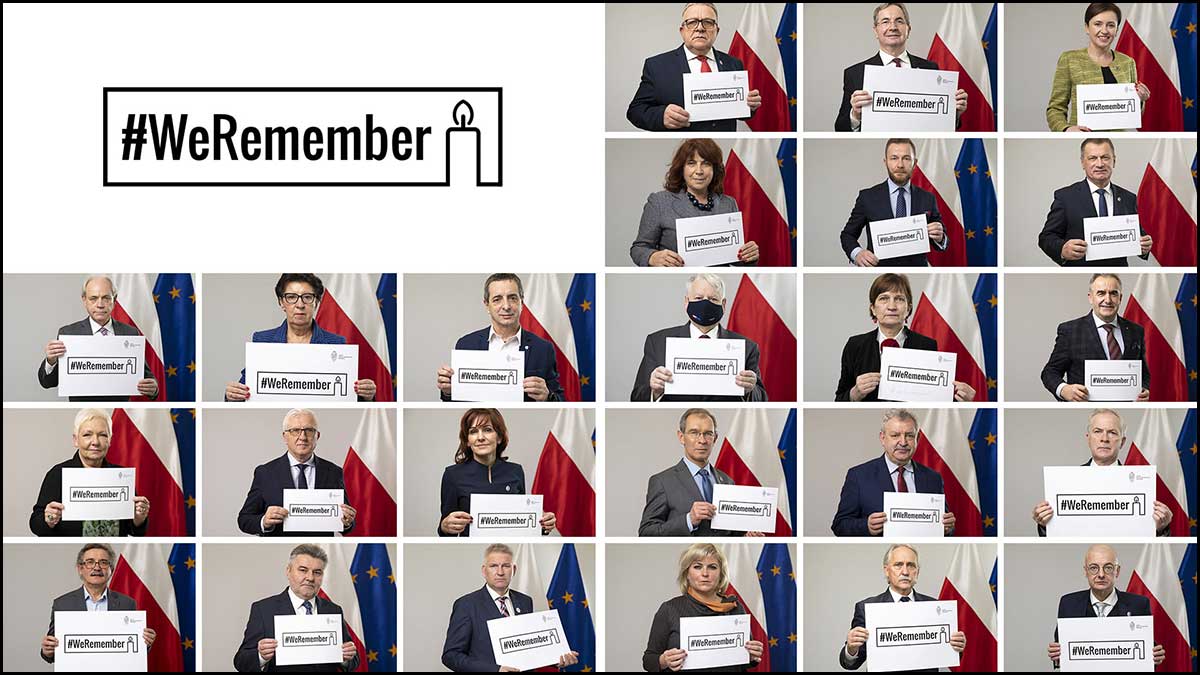 Senat w akcji #WeRemember. Międzynarodowy Dzień Pamięci o Ofiarach Holokaustu