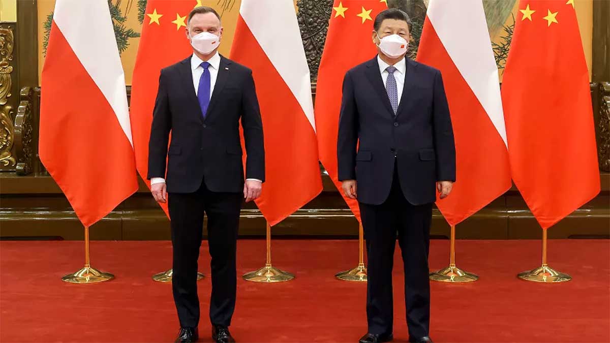 Prezydent Andrzej Duda spotkał się w Pekinie z Przewodniczącym Chińskiej Republiki Ludowej Xi Jinpingiem