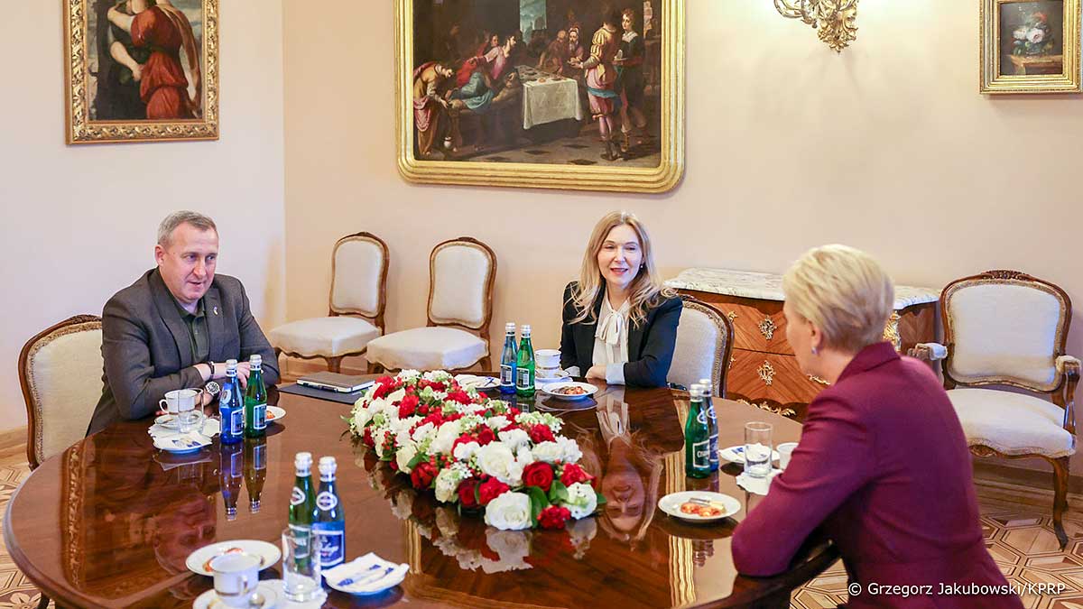 Ambasador Ukrainy w Polsce z Małżonką gośćmi Pierwszej Damy RP