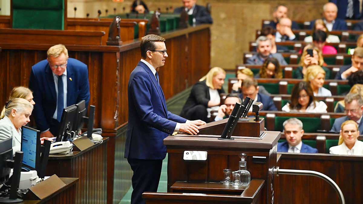 Premier Morawiecki w Sejmie: Wstrzymanie dostaw gazu to atak na Polskę i zemsta za sankcje  