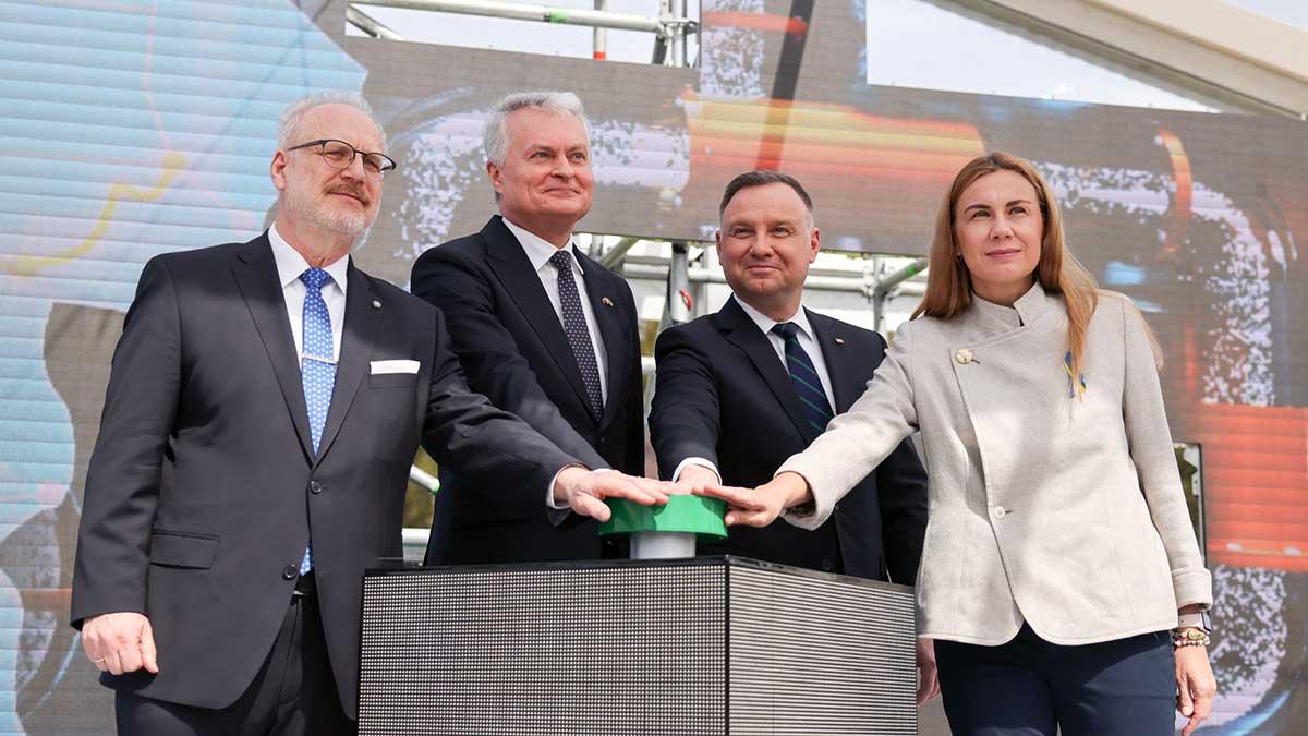 Nowy gazociąg Polska–Litwa otwarty