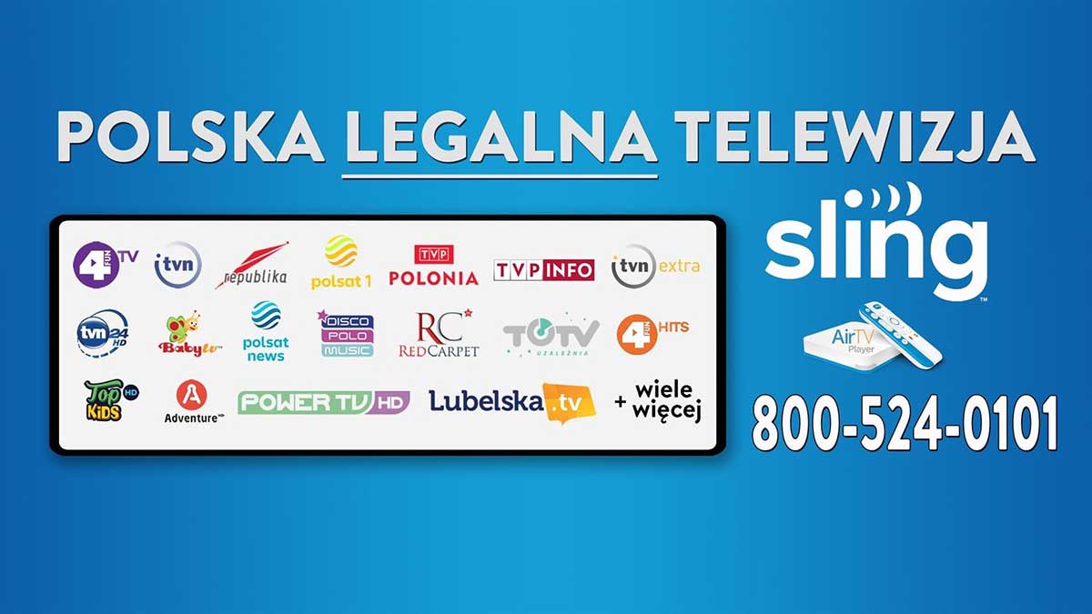 Polska Legalna Telewizja w USA - Sling