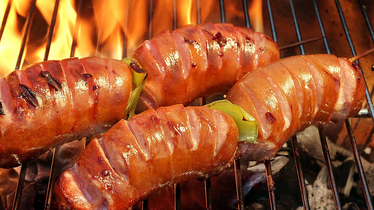 Nothing Tastes Better than Homemade Smoked Kielbasa Frame-Broiled on the Grill from Piast