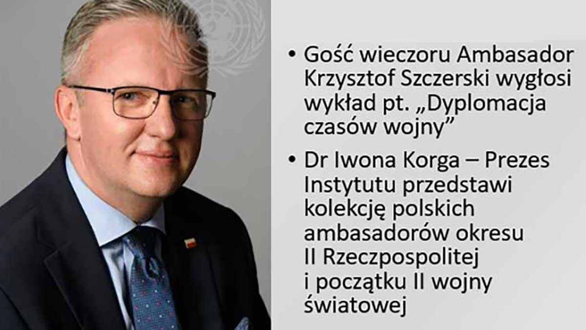 Noc Muzeów "W służbie polskiej dyplomacji" z Ambasadorem Krzysztofem Szczerskim, Greenpoint, NY