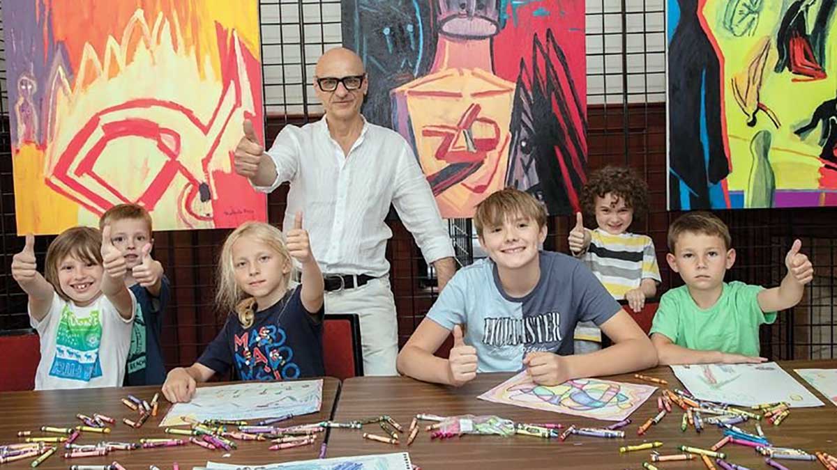 Wakacje na Greenpoincie dla polonijnych dzieci - zajęcia artystyczne