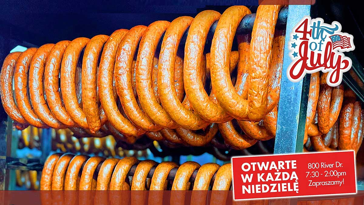 Polskie kiełbasy i szaszłyki na grilla na 4 lipca w Piast Meats and Provisions