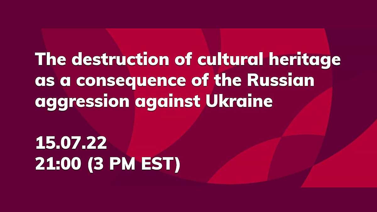 Transmisja debaty Rady Bezpieczeństwa ONZ na temat zniszczeń dziedzictwa kulturowego Ukrainy