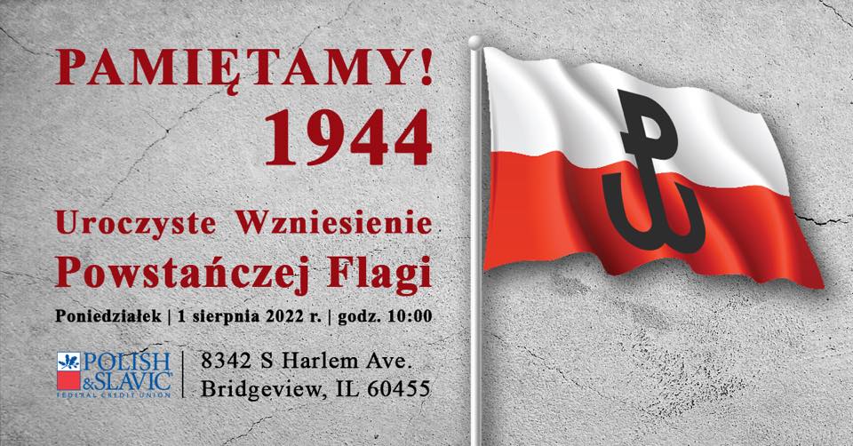 Obchody 78. rocznicy Powstania Warszawskiego w PSFCU w Bridgeview, IL. Chicagoland Pamięta 