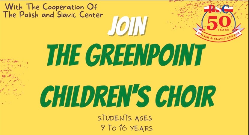 CPS ogłasza zapisy do Greenpoint Children’s Choir 