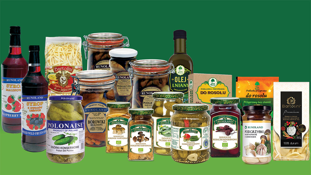 Polskie produkty ekologiczne i żywność naturalna w sklepach w USA z Runoland