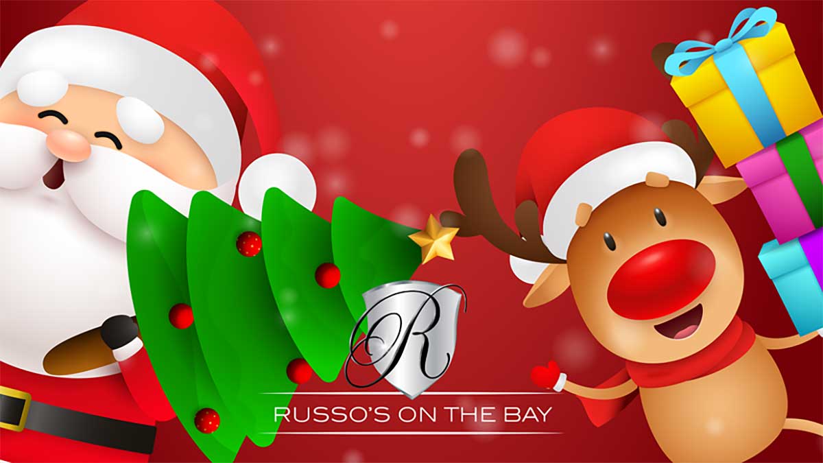Brunch with Santa in New York at Russo's on the Bay