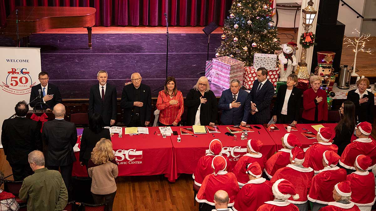 Fotoreportaż z dorocznego zebrania Centrum Polsko-Słowiańskiego i przyjęcia świątecznego