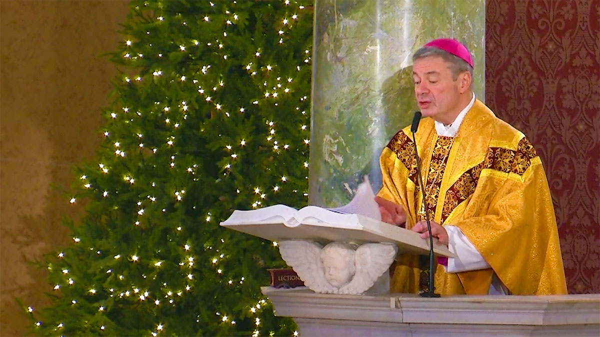 Bishop Robert Brennan's Christmas Day Message: Jesus was born on this day, precisely to love us, to love you, to love me