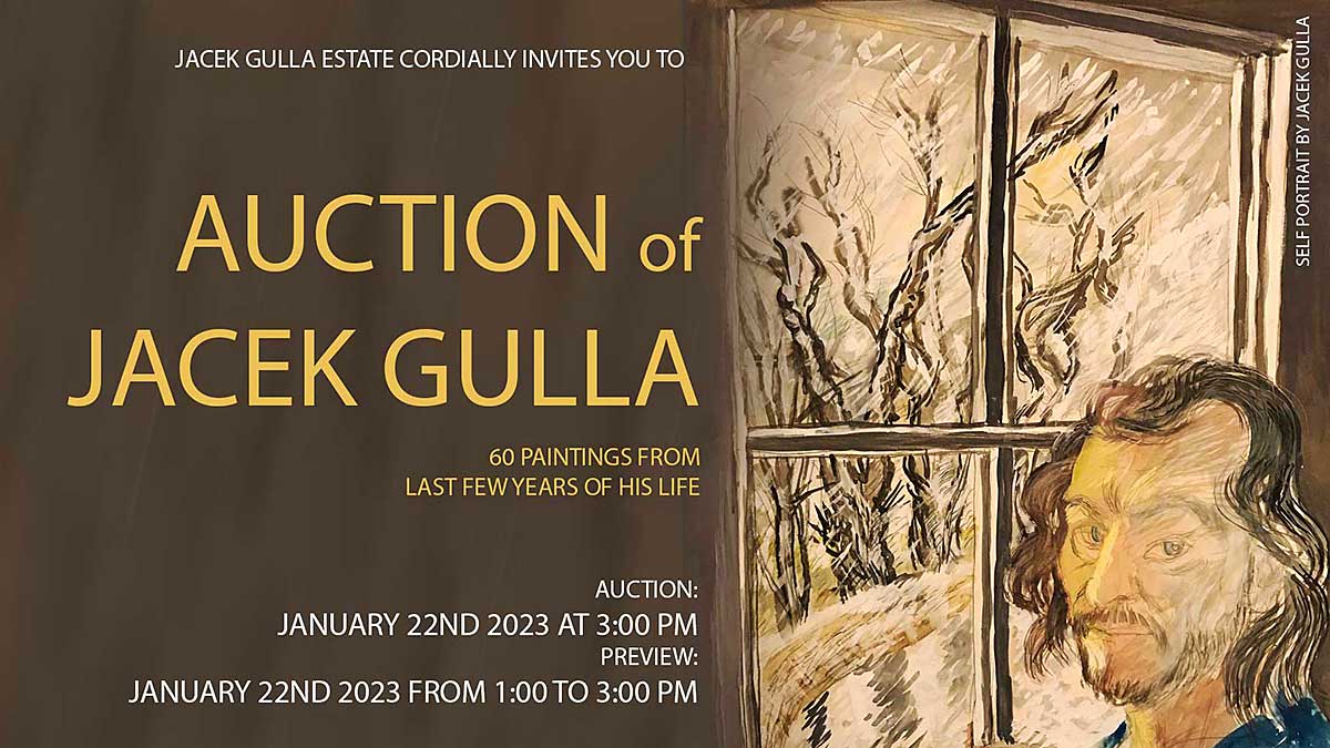 Auction of Jacek Gulla in NYC