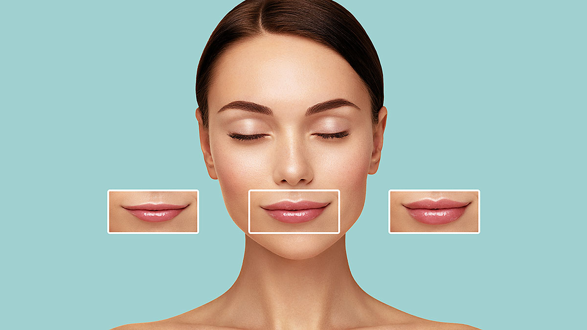 Usta - zabieg skojarzony: wypełnianie, powiększanie i makijaż permanentny