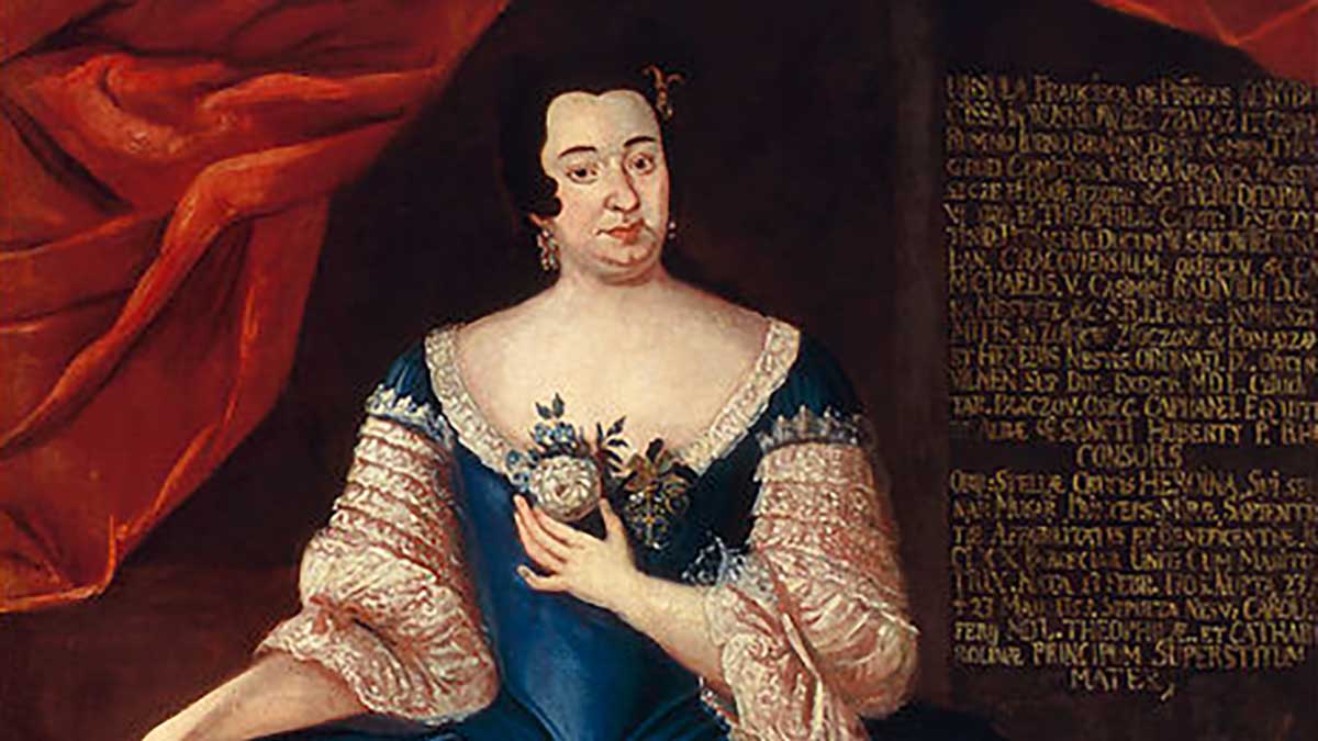 13 lutego 1705 roku urodziła sie Franciszka Urszula z Wiśniowieckich Radziwiłłowa - polska dramatopisarka
