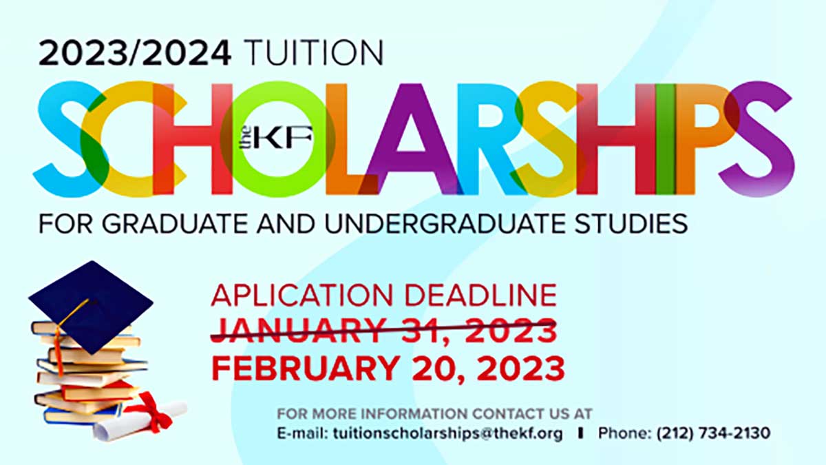 2023/2024 Tuition Scholarship Application Deadline Extended!