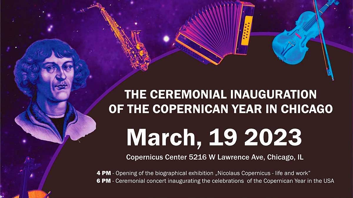 Inauguracja Roku Kopernikańskiego 2023 w Copernicus Center w Chicago
