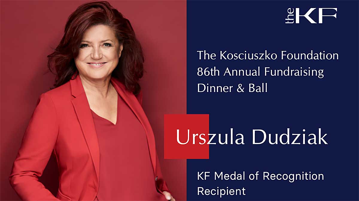 Meet Urszula Dudziak, KF Medal of Recognition Recipient