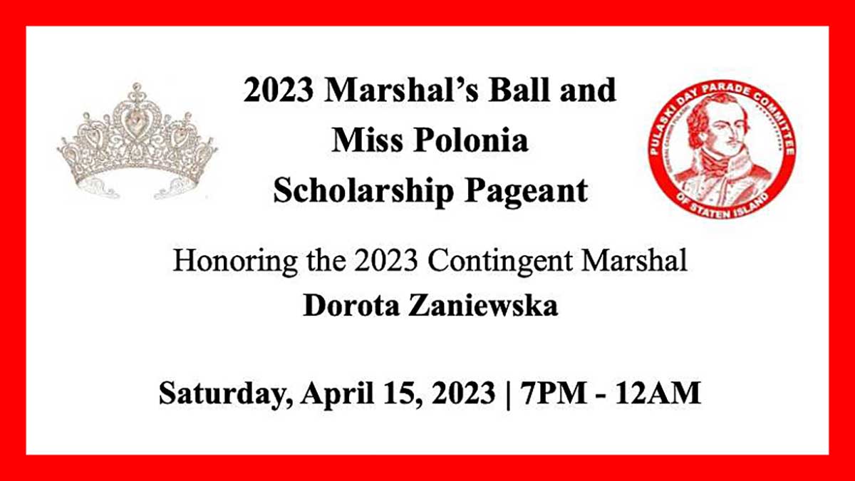 2023 Marshal's Ball and Miss Polonia Scholarship Pagent on Staten Island