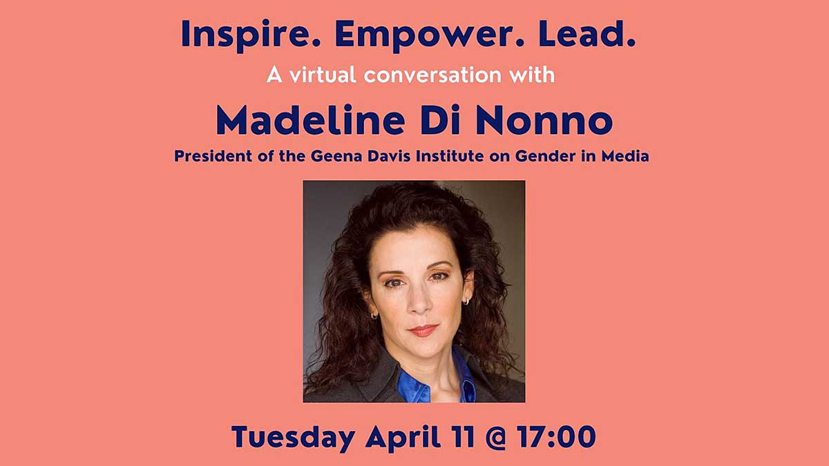 Pierwsze spotkanie wirtualne z cyklu "Inspire. Empower. Lead" z Madeline Di Nonno