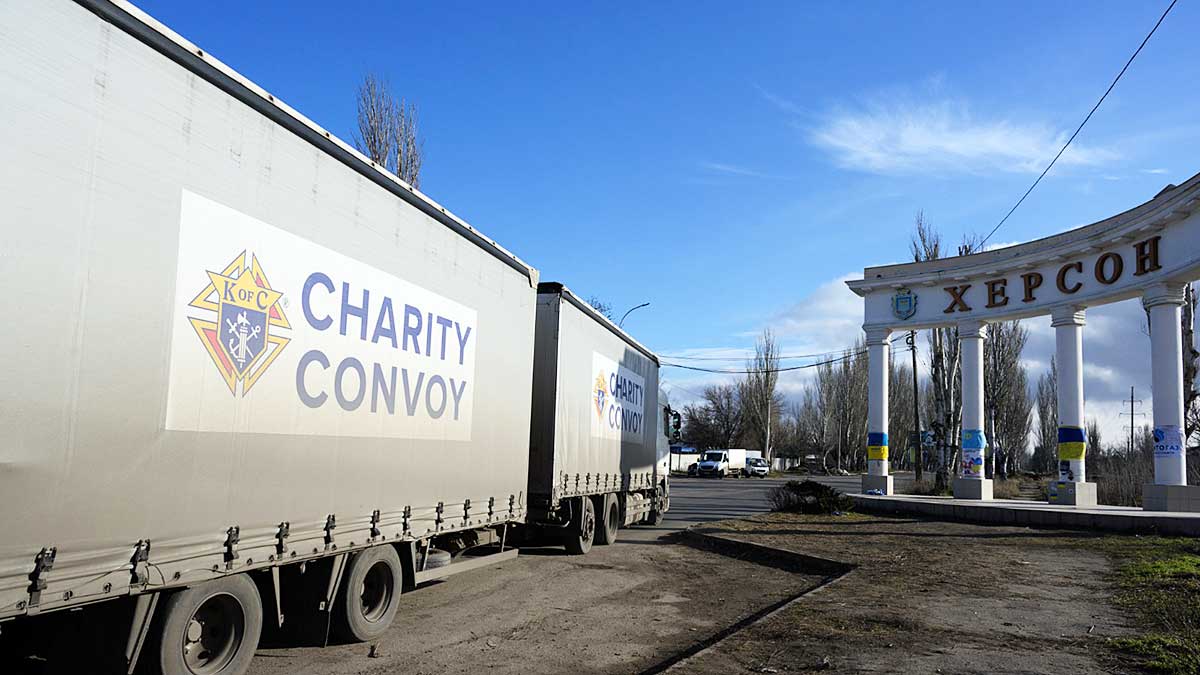 Miłosierdzie w praktyce, czyli 3 tys. ton pomocy dla Ukrainy - Rycerze Kolumba