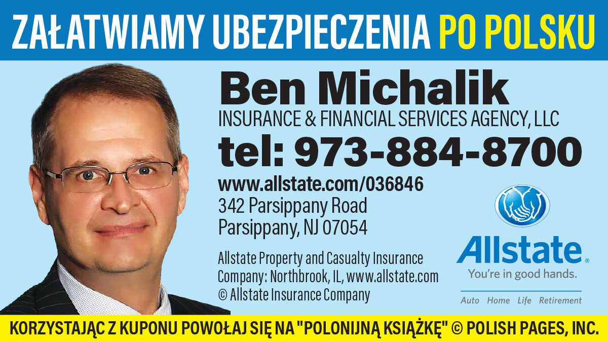Polski agent na ubezpieczenia w New Jersey. Ben Michalik z Allstate 