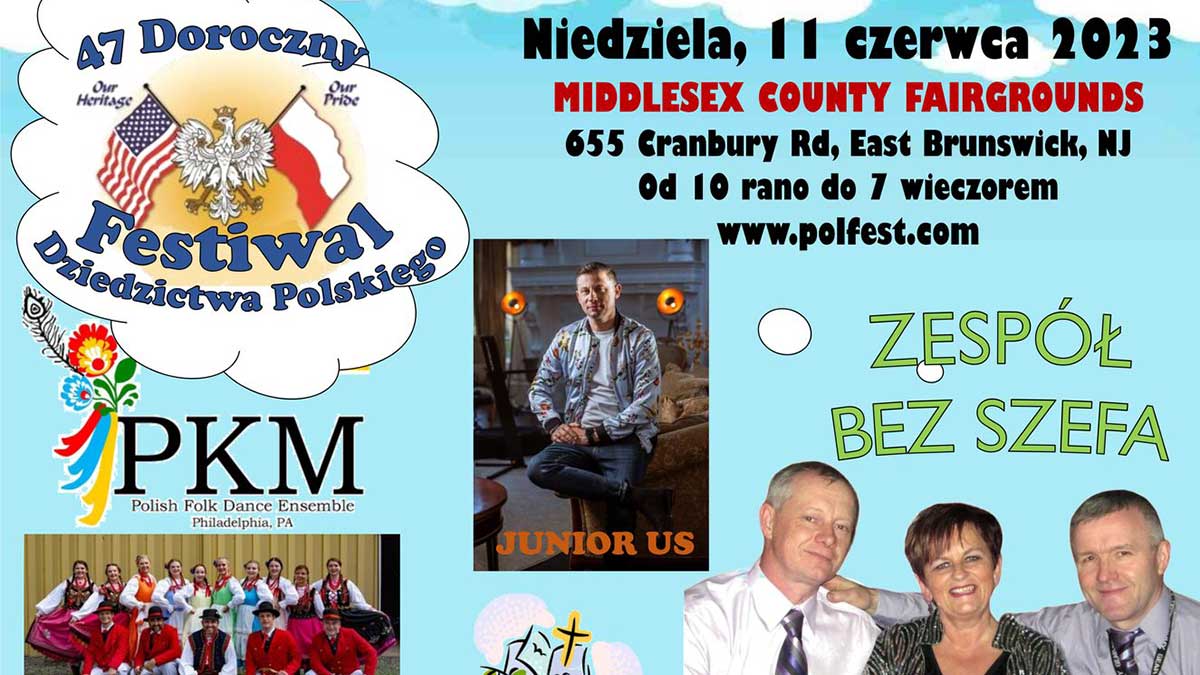 Festiwal Dziedzictwa Polskiego w Middlesex County Fairgrounds, NJ