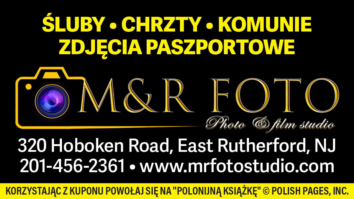 Polski zakład fotograficzny w NJ. Zdjęcia do polskich paszportów i nagrywanie video. Polski fotograf w New Jersey. M&R Foto Studio 