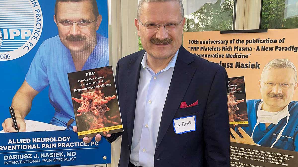 Monthly Networking Event Celebrated Dr. Nasiek's 10-year Anniversary of His First Book on PRP