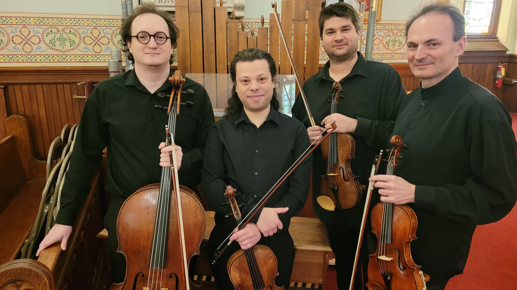 A recital by the Charter Oak String Quartet in New York