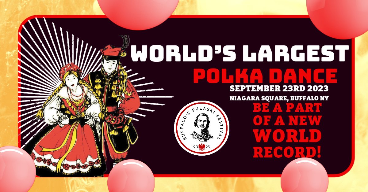 World's Largest Polka Dance-World Record Breaking in Buffalo