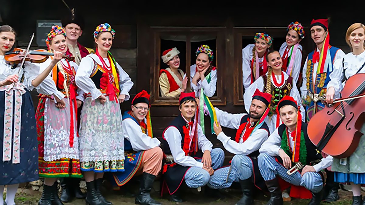 Performance of the Folk Group Jedliniok from Poland