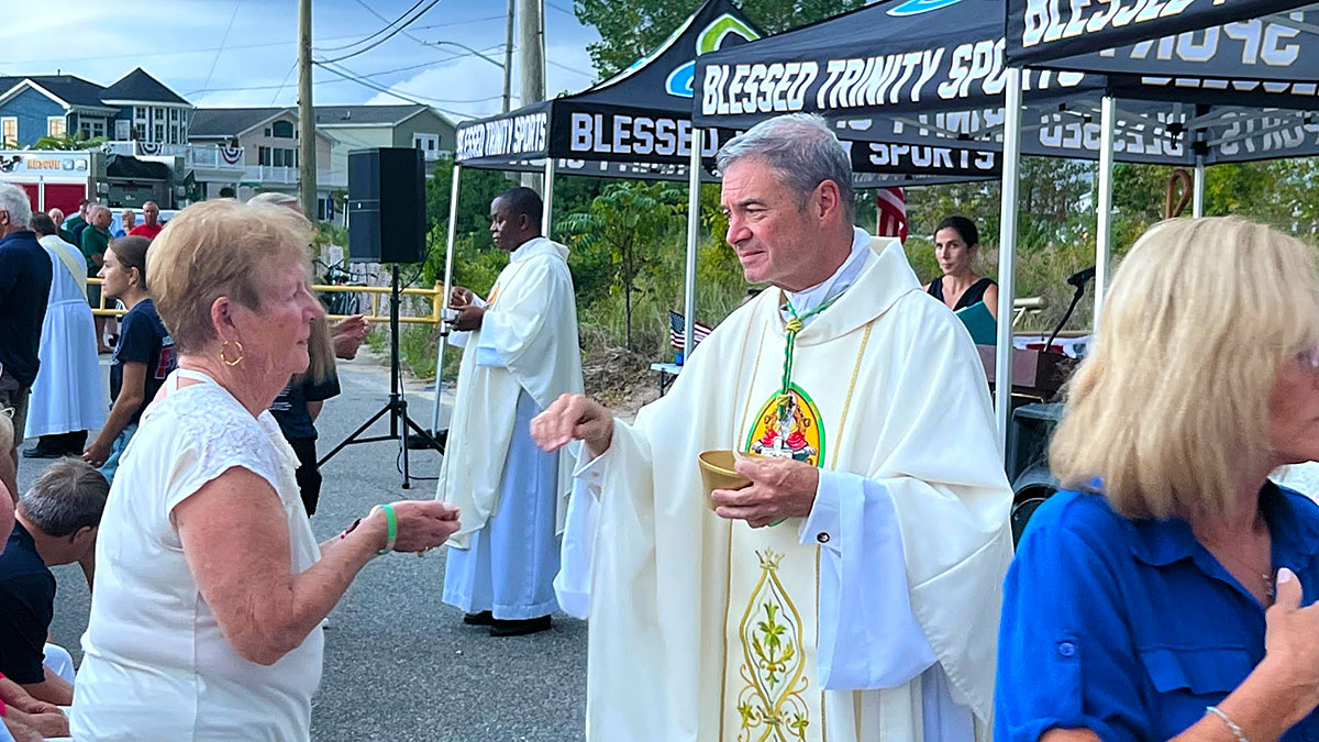Bishop Brennan Conducted a Memorial Mass at the Breezy Point 9/11 Memorial
