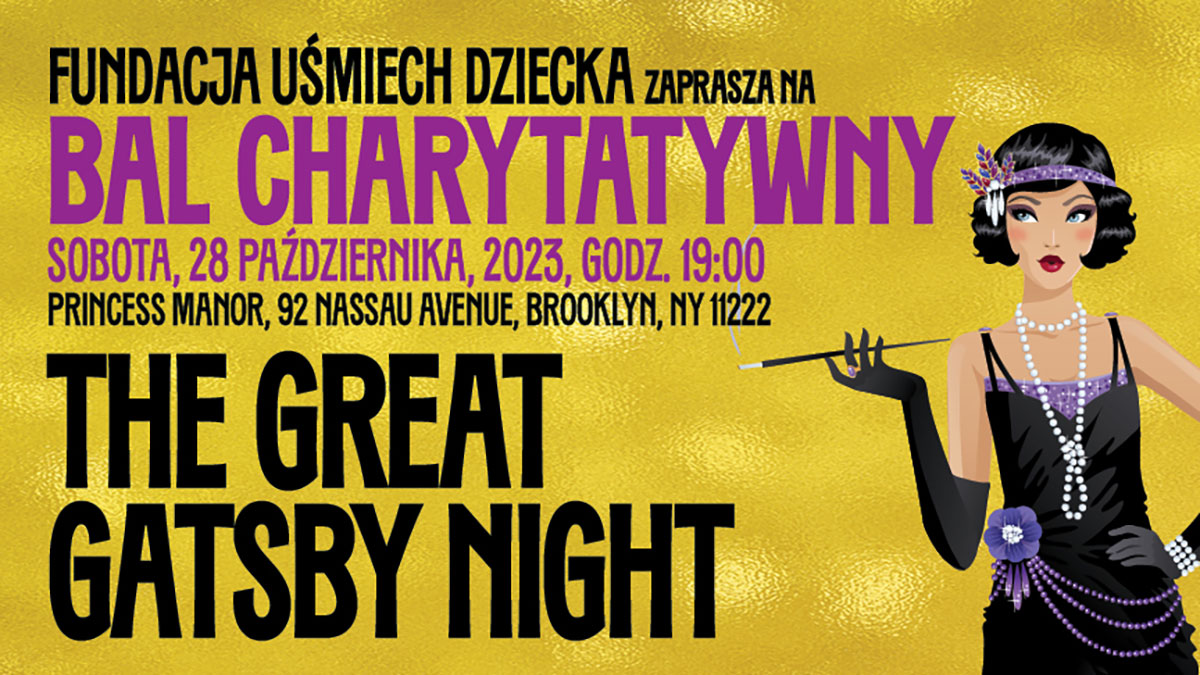 Bal Charytatywny, na pomoc chorym dzieciom, "The Great Gatsby Nigh" już w tą sobotę