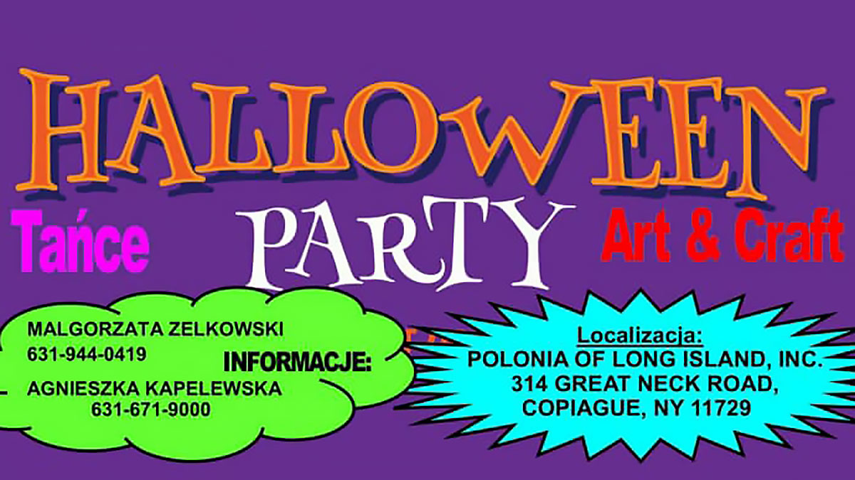 Halloween Party na LI, z którego cała donacja będzie przeznaczona na leczenie Marcelinki!